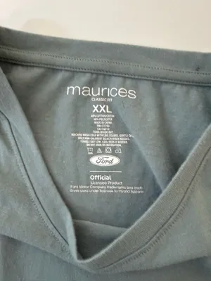 Maurices Mustang Wild & Free Graphic Tee Light Aqua Short Sleeve thumbnail 9