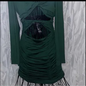 L’vow studio M two level twist peep front bodycon Dress thumbnail 4
