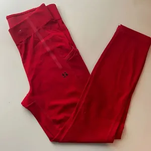 Sports Illustrated athletic leggings. Size Small. Red. NWOT. thumbnail 1