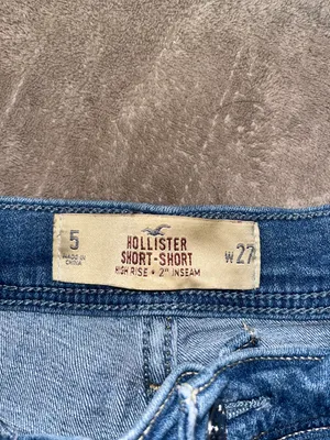 BUNDLE High Rise Red Short Shorts + Blue Denim Short Shorts + 🆓🎁 thumbnail 4