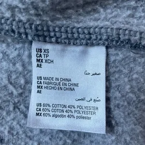 And Now This Cropped Grey Hoodie thumbnail 4