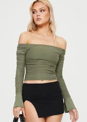 Princess Polly Moreno Off-The-Shoulder Top thumbnail 2