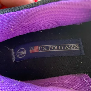 US Polo Association Womens Sneakers Size‎ 7.5 Gray Purple Tennis Athletic Shoes thumbnail 6