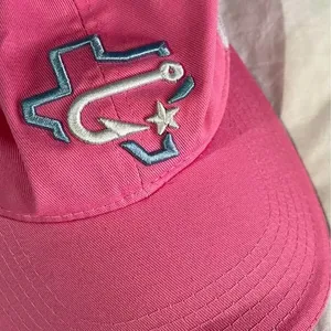 Hooks Baseball Cap Corpus Christi Texas Pink thumbnail 5