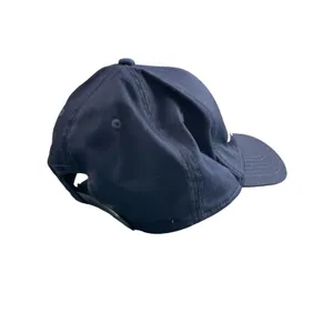 Madhappy Women's Navy Blue White Embroidered Logo Strapback Baseball Cap Hats OS thumbnail 2