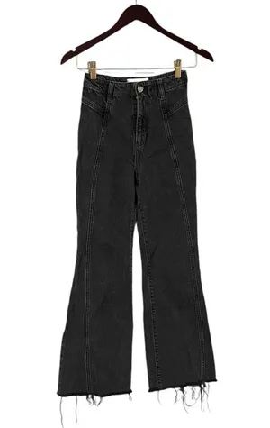 FREE PEOPLE We The Free Florence High Rise Flare Black Jeans thumbnail 7