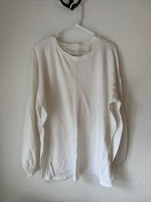 We The Free White Ribbed Crew Neck Long Sleeve Thermal thumbnail 2