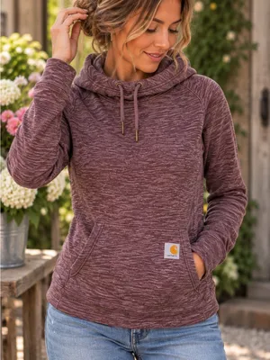 Carhartt Newberry Cowl Hoodie S Deep Wine Gorpcore Workwear thumbnail 1