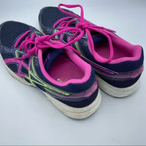 ASICS Gel Contend 3 Blue & Pink Running Shoes Sneakers Womens 8 Bright Colorful thumbnail 9