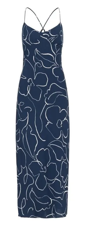 Madewell Layton Slip Dress in Blue, Size US 4​ thumbnail 1