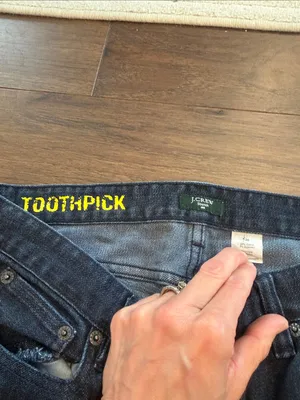 J. Crew Toothpick Skinny Stretch Jeans Size 30 - C60-052 thumbnail 2