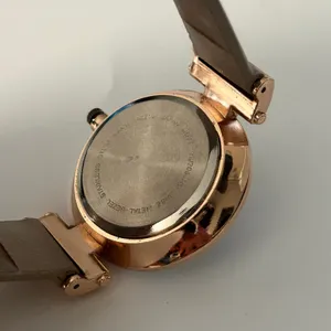 Women’s Rose Gold Stainless Steel Minimalist Watch Working New Battery thumbnail 6