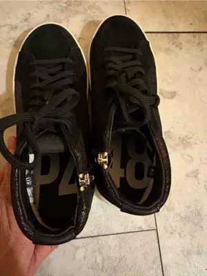 P448 Skate High Top Sneakers in Smog Black thumbnail 8