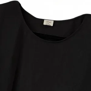 Aritzia Wilfred Macee Top Womens XS Black Peplum Blouse Lightweight Shirt Career thumbnail 2