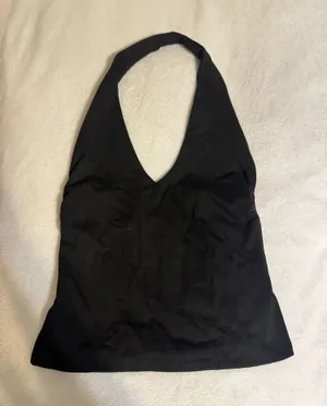 Halter Top Black thumbnail 1