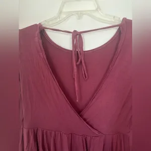 American Eagle Soft & Sexy Lace Sleeve Top Size XS Cutout Back thumbnail 9