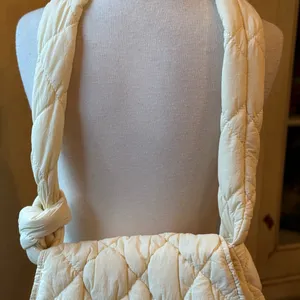 White creamy quilted bag thumbnail 5