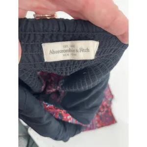 Abercrombie Spaghetti Strap Paisley Burgundy and Navy Dress Size Small‎ Y2K thumbnail 7