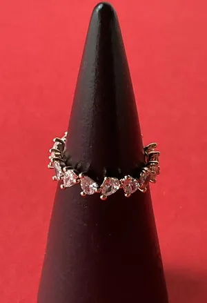 Bomb Party RBP5903 “Feeling Carefree” Cubic Zirconia on Rose Gold Sz 7 Ring NWT thumbnail 1