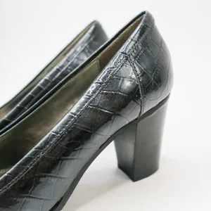 Vintage 90s Bandolino Croc Penny Loafer Pumps thumbnail 8