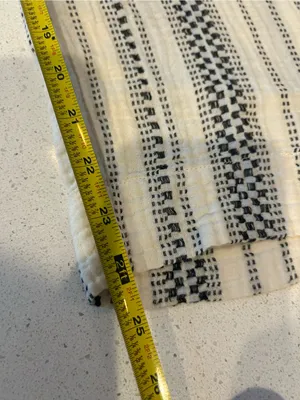 Madewell Lightspun Balloon Pull-On Pants Size Small White Black thumbnail 6