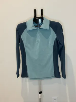Columbia Women’s Two-Tone Fleece Quarter-Zip Pullover – Medium thumbnail 2