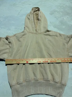 Aerie Embroidered bow Logo Beige Hooded Sweatshirt small thumbnail 3