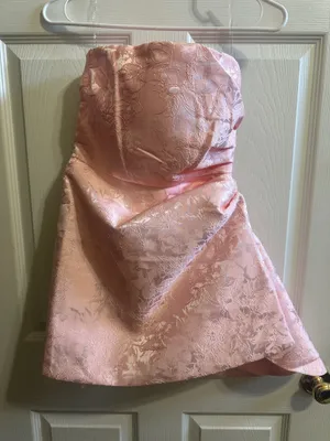 Babyboo pink jacquard mini dress thumbnail 2