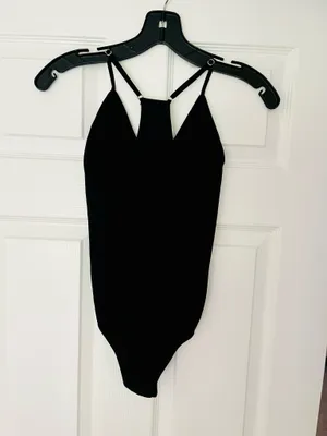Free People Intimately Black Bodysuit XS thumbnail 2