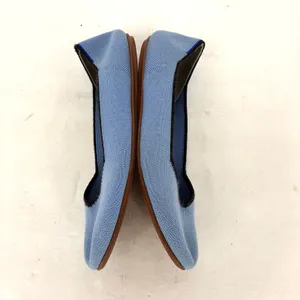 Rothy's The Daily Flat Womens 9 Ice Blue Merino Wool Ballet Flats Shoes thumbnail 7