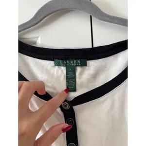 Lauren Ralph Lauren White Button Down Shirt L thumbnail 3