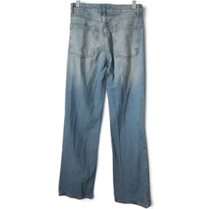 Zara Women Light Wash High Rise Straight Leg Denim Jeans Size 4 thumbnail 2