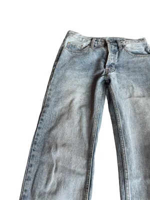 John Galt Light Wash Denim Jeans Straight Fit Classic Casual Size Small Women's thumbnail 3