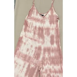 21 Saints Womens Jumpsuit Pants Size Large Capri Romper Tie Dye Y2k 90s Hipster thumbnail 4