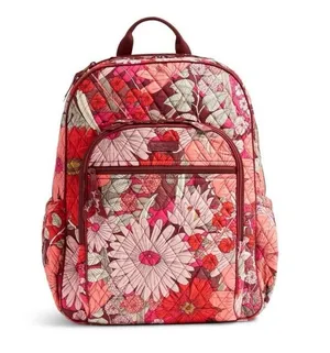 Vera Bradley keep Charged campus tech backpack floral thumbnail 1