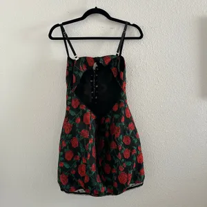 For Love and Lemons Victoria's Secret Floral Viviene Corset Mini Dress Medium thumbnail 7
