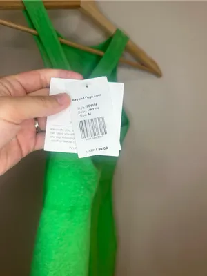 Beyond Yoga Neon Green Racerback Mini Dress thumbnail 6