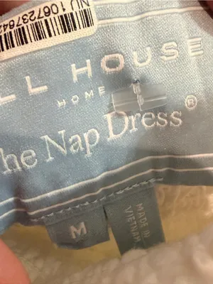 Hill House Home The Scarlett Nap Fit & Flare Midi Dress M white thumbnail 4
