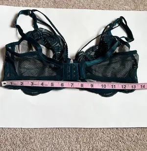 Rougegorge BlueGreen Sexy Lace Underwire Bra. Size FR 95E/ EUR 80E / US 36D thumbnail 6