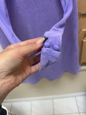Fabletics Women's Purple Terry Cloth Halter Mini Dress Size M thumbnail 4