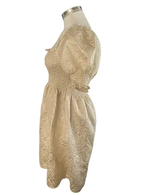 The Hill House Home Athena Nap Dress Metallic Size Small thumbnail 6