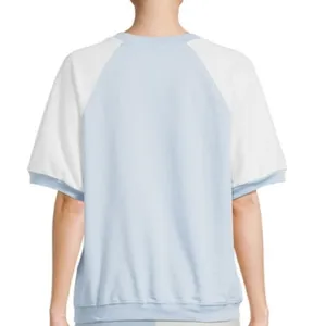 Disney Stitch Blue and White Short‎ Sleeve Top thumbnail 3