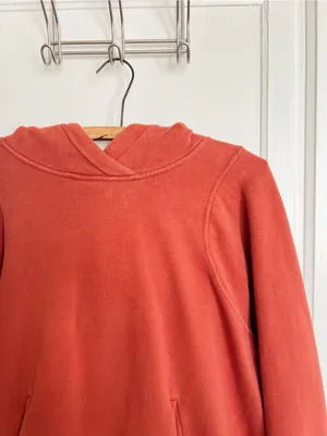 Lululemon • Loungeful Hoodie in Red Rock burnt orange pullover sweatshirt thumbnail 4