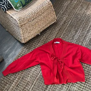 Free People Beach Red Tie Cardigan Size Medium thumbnail 4