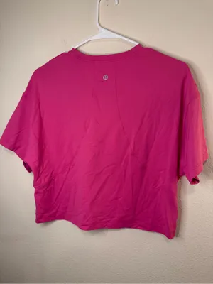 lululemon athletica Bold Pink Graphic Crop Tee thumbnail 3