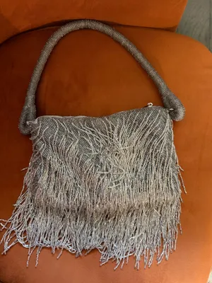 Beaded bag Silver thumbnail 6