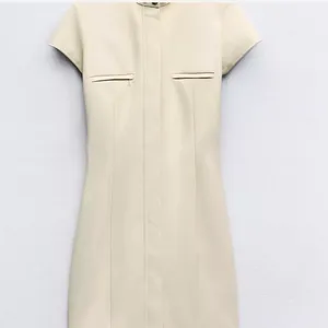 ZARA Beige Dress Mini thumbnail 3