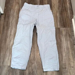 ANTHROPOLOGIE Maeve Tapered Pants Women’s size 10 Summer Iris Blue thumbnail 5