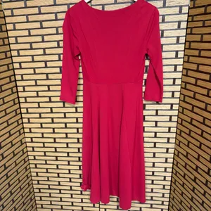 Maeve‎ Red Midi Dress Size XS thumbnail 2