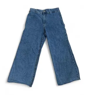 Rewash Super High Rise Wide Leg‎ Distressed Hem Jeans Size 28/7 thumbnail 1